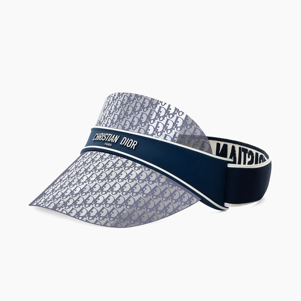 Dior Navy and White Visor Hat